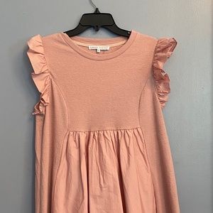 Blush Babydoll dress with pockets